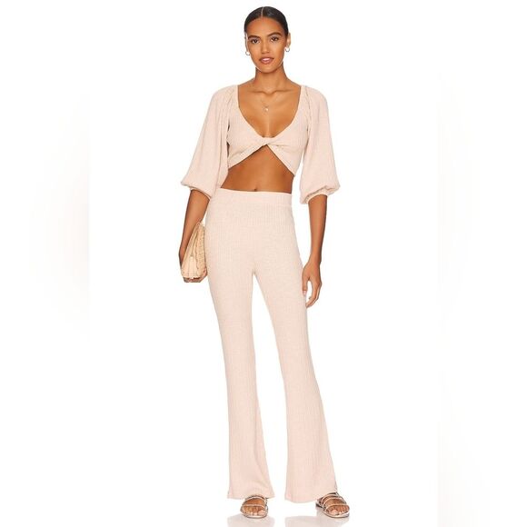 L Space Jaspar Pants in Sand Sz M NEW - Picture 1 of 11